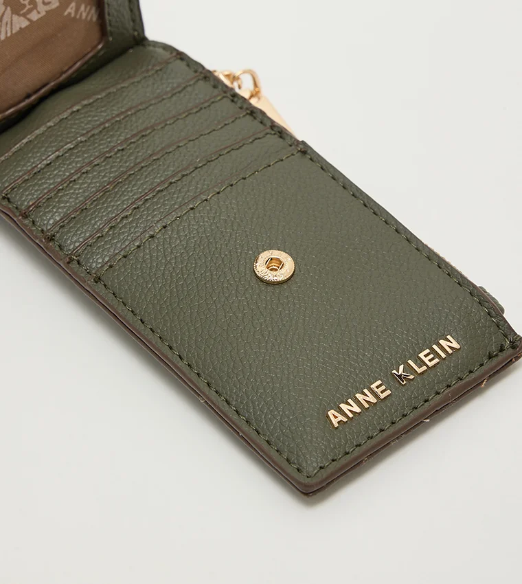 ANNE KLEIN  Anne Klein Logo Detail Zippered Wallet for Women | Best Price UAE